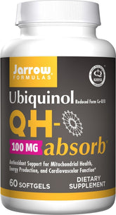 Ubiquinol qh - coenzyme absorbante Q10 100 MG 60 gélules FORMULE JARROW